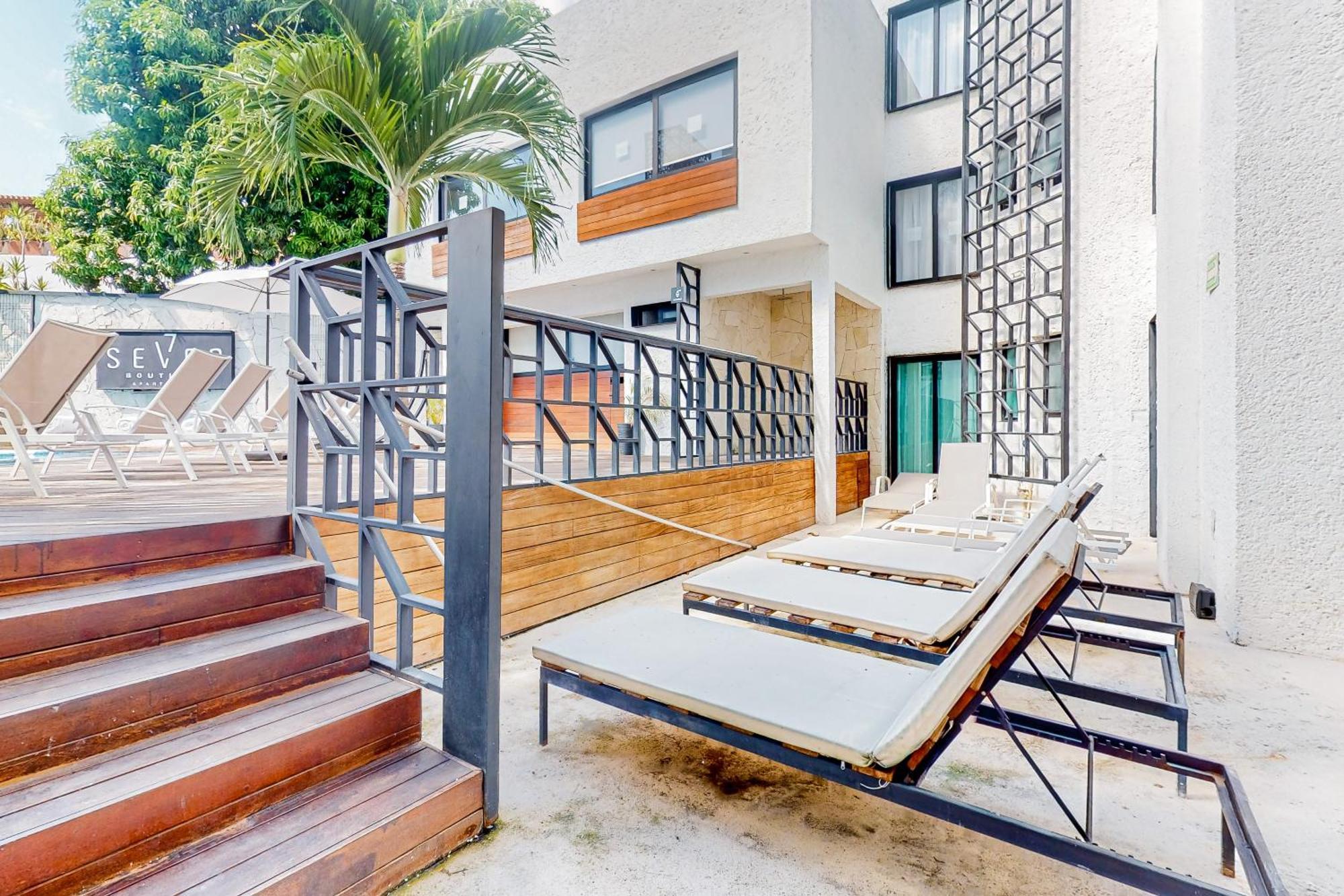الشقق الفندقية كانكونفي  Seven Boutique Unit #36 المظهر الخارجي الصورة